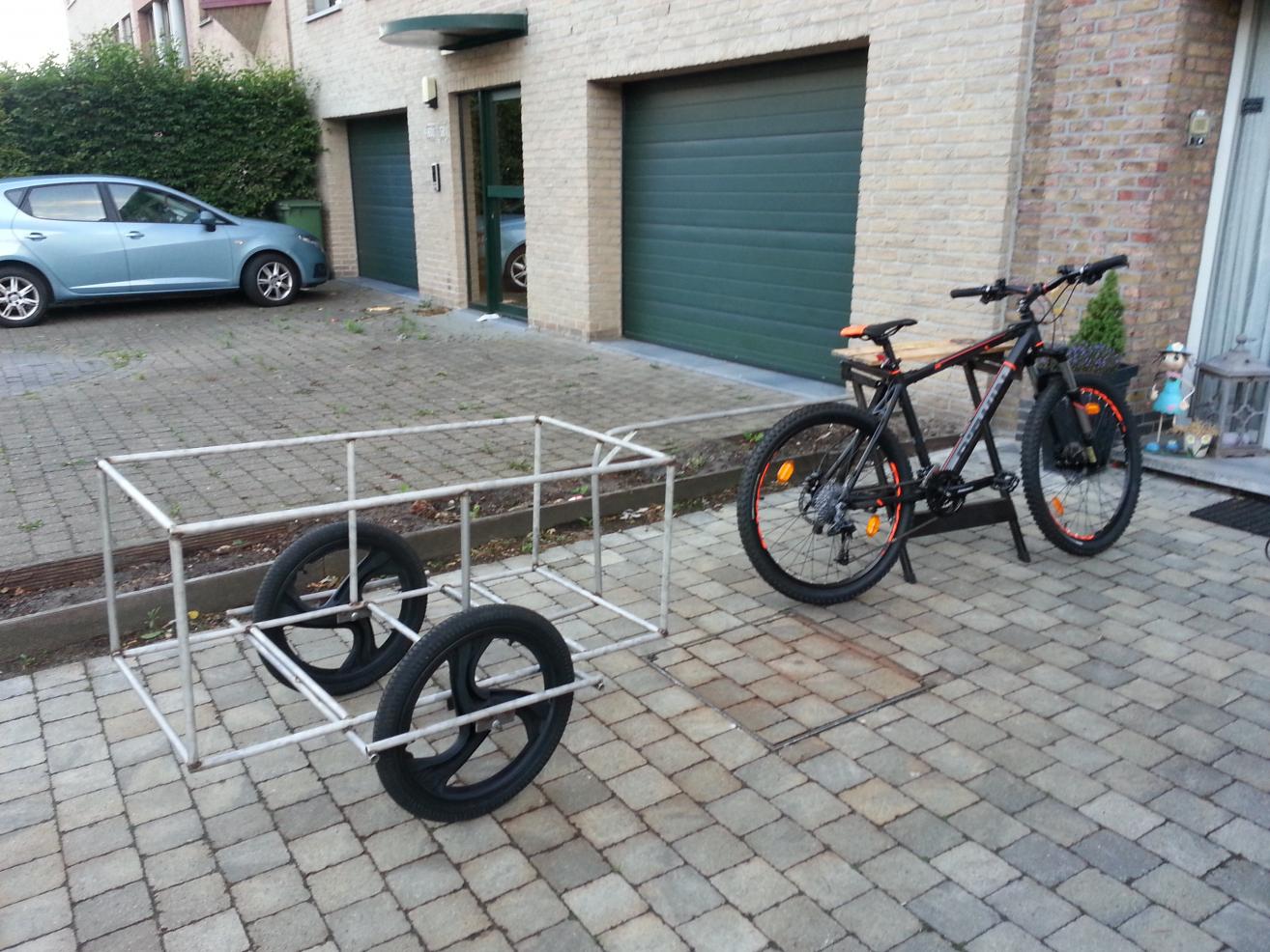 Kroniek een kopje knecht Mijn home made fietskar - Voertuigen - Preppers.nl Forum