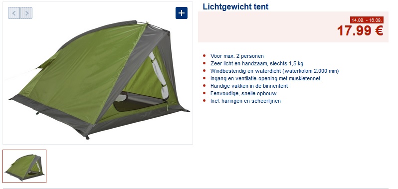 REVIEW] Lidl Rocktrail Trekking Tent - Reviews - Preppers.nl Forum
